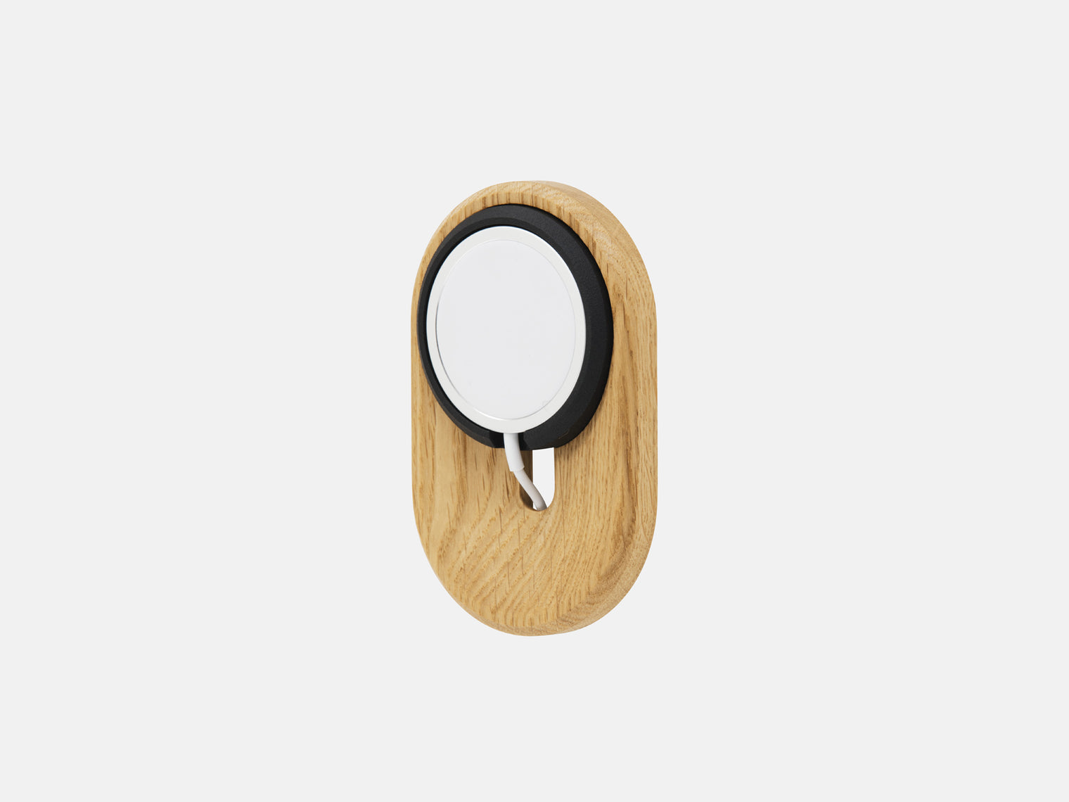 oak magsafe iphone wall mount | oak