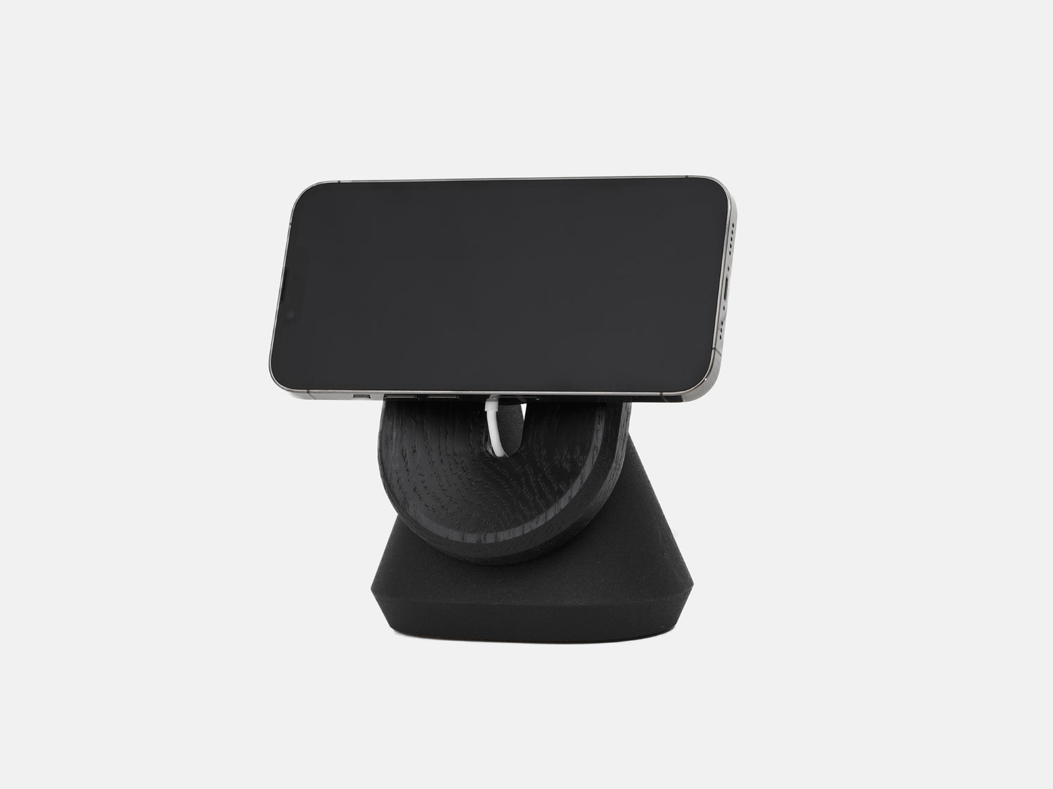 black magsafe iphone stand - StandBy | black