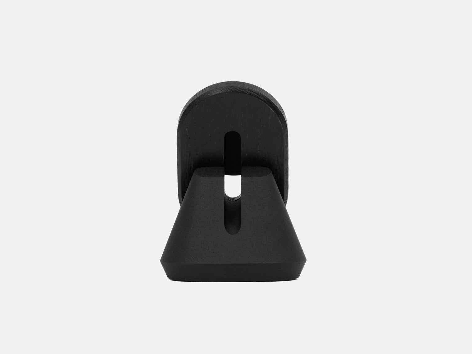 black magsafe iphone stand - back | black